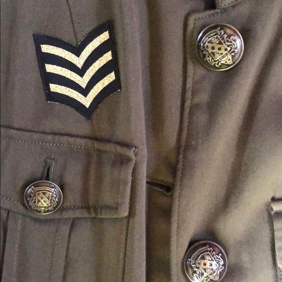 Guess army style button up jacket - Picture 3 of 4